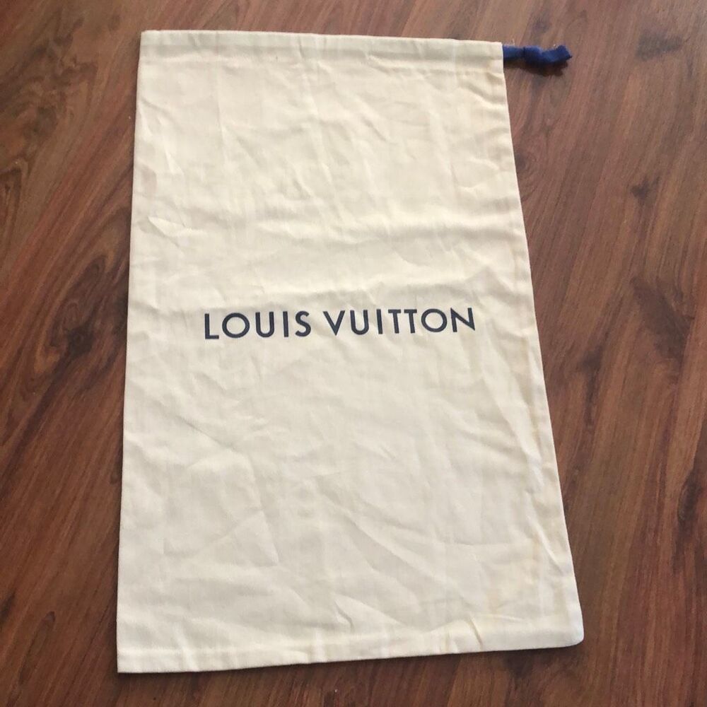 Louis Vuitton dust bag beige blue